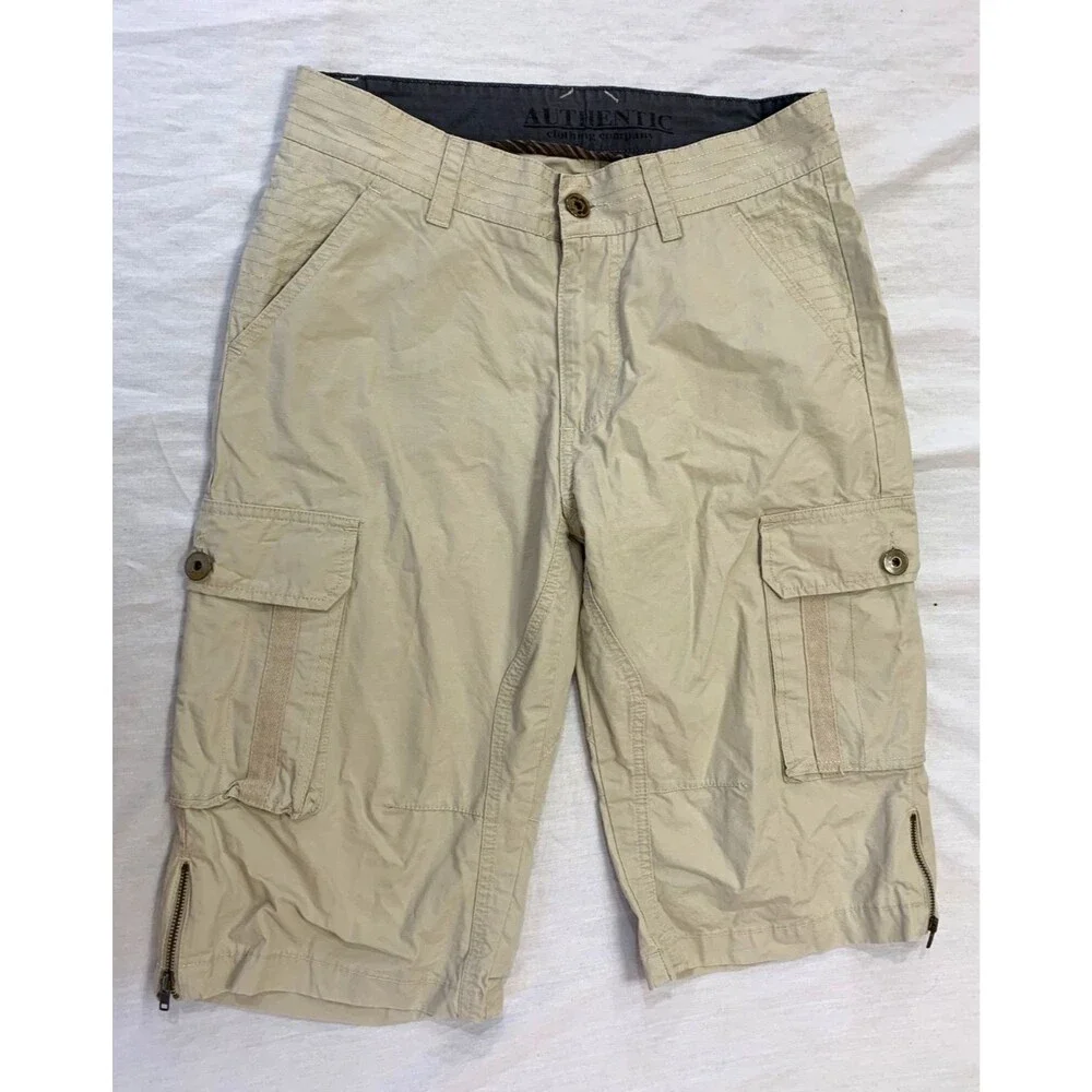 AUTHENTIC CLOTHING COMPANY MENS CARGO COTTON SHORTS SIZE M